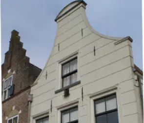 Huis met ingezwenkte halsgevel