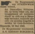 Melden militairen.